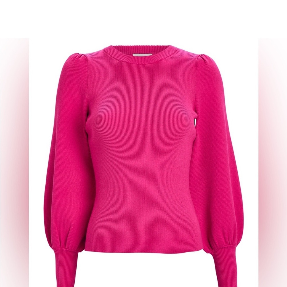 A.L.C. Fuchsia Ribbed Knit Top